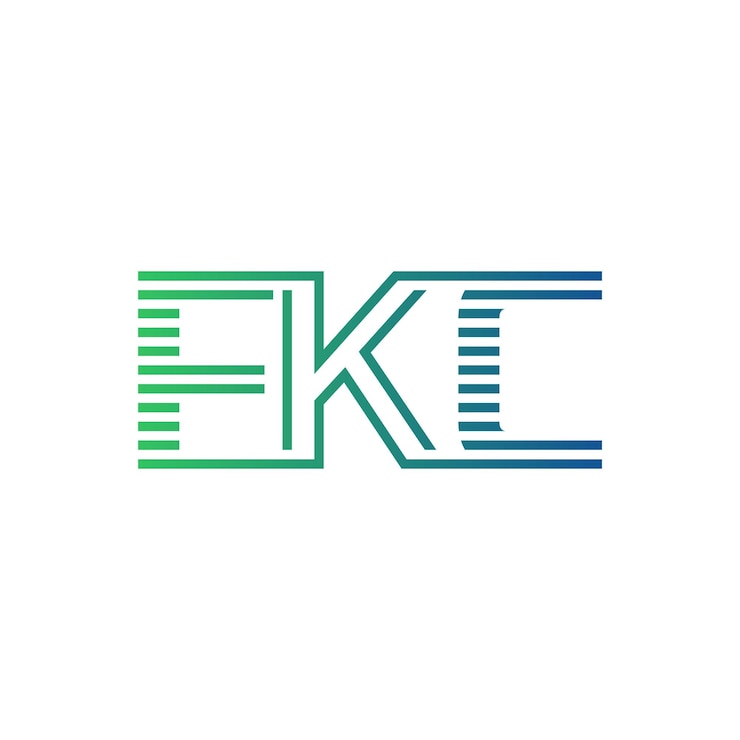 Vector modern fkc logo design letter fkc minimalist professional and versatile branding icon for business identity
