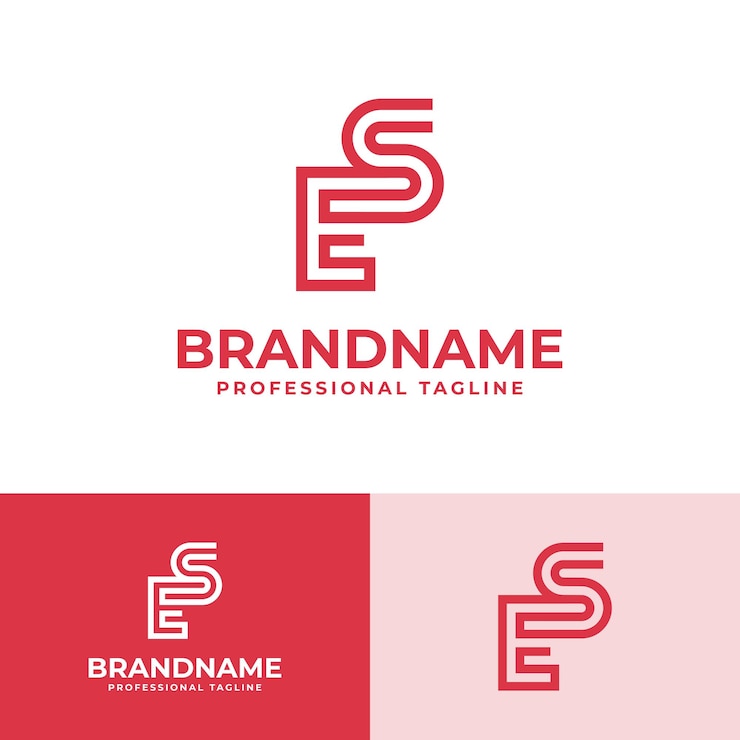 Vector modern initials es logo suitable for business with es or se initials