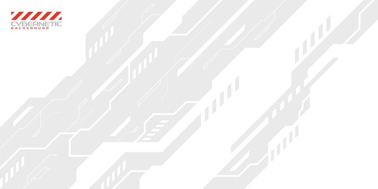 Modern Light White Cybernetic Technology Banner Background