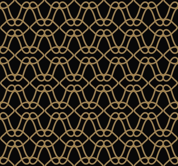 Modern Luxury geometrical ornaments with lines seamless patterns background