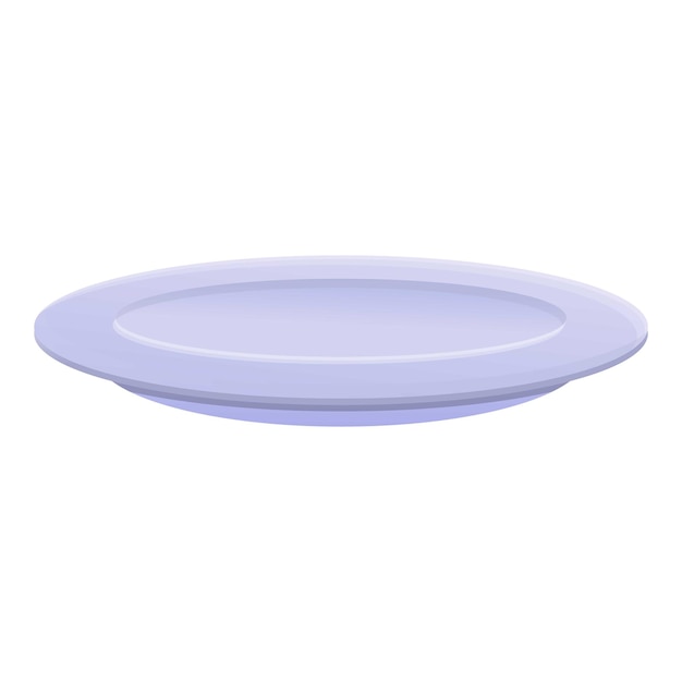 Modern plate icon Cartoon of modern plate vector icon for web design isolated on white background