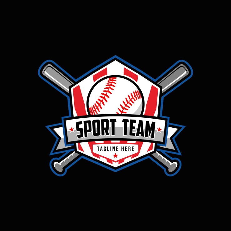 Modern professional baseball template logo design for baseball club