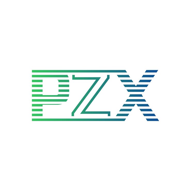 Vector modern pzx logo design letter pzx minimalist professional and versatile branding icon for business identity