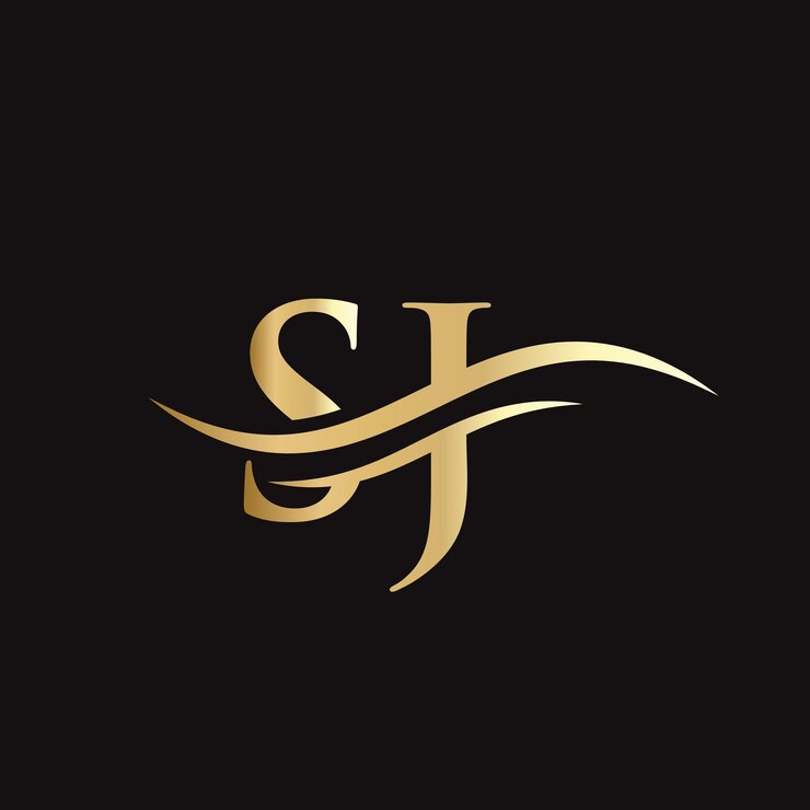 Vector modern sj logo design for business and company identity creative sj letter with luxury concept