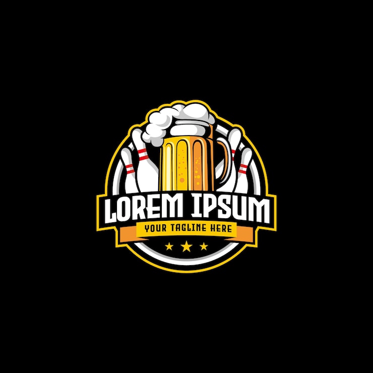 modern sport badge logo design vector