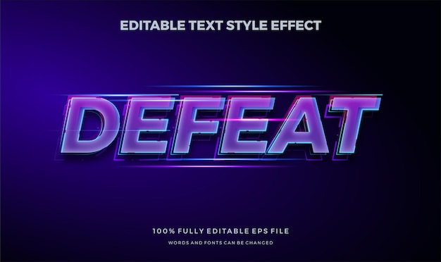 Modern sport game theme. Modern editable text style effect.