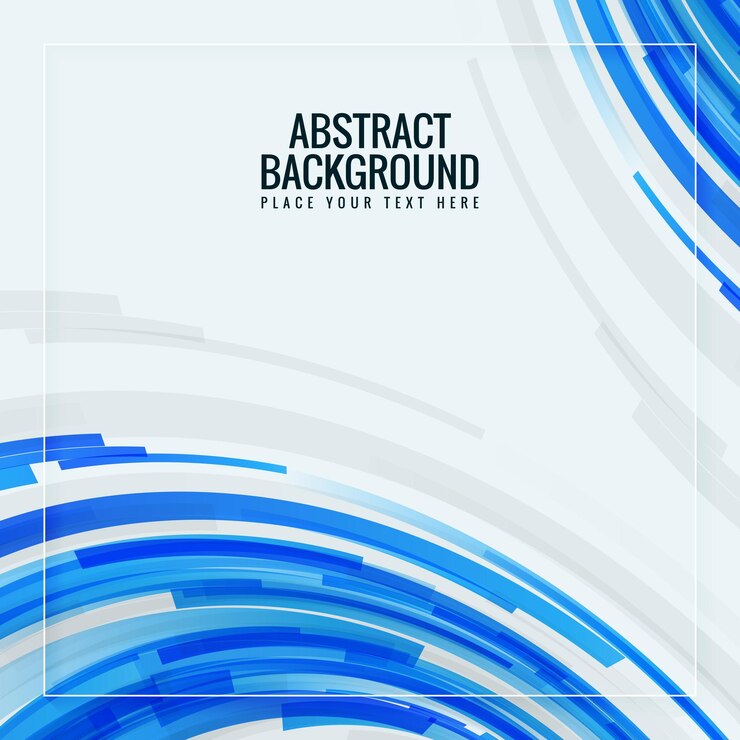 Vector modern stylish blue abstract design background