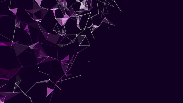 Modern technologies Network concept Cyberspace and virtual reality Vector background EPS10