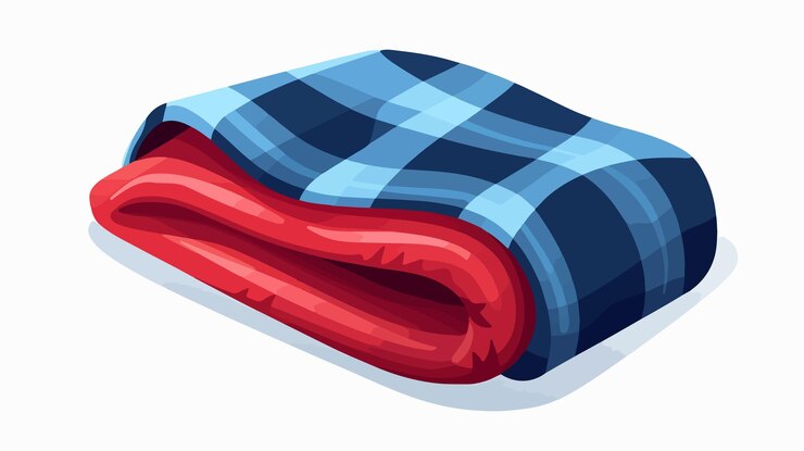 Vector modern trendy flat style blanket icon isolated on white background
