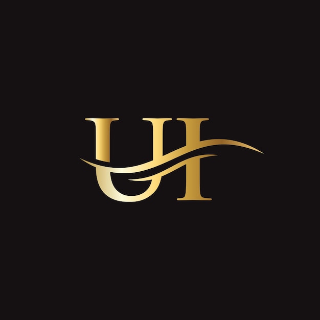 Modern UI Logo Design for business and company identity Creative UI letter with luxury concept