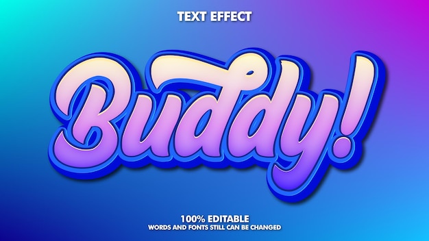 Modern youth style text