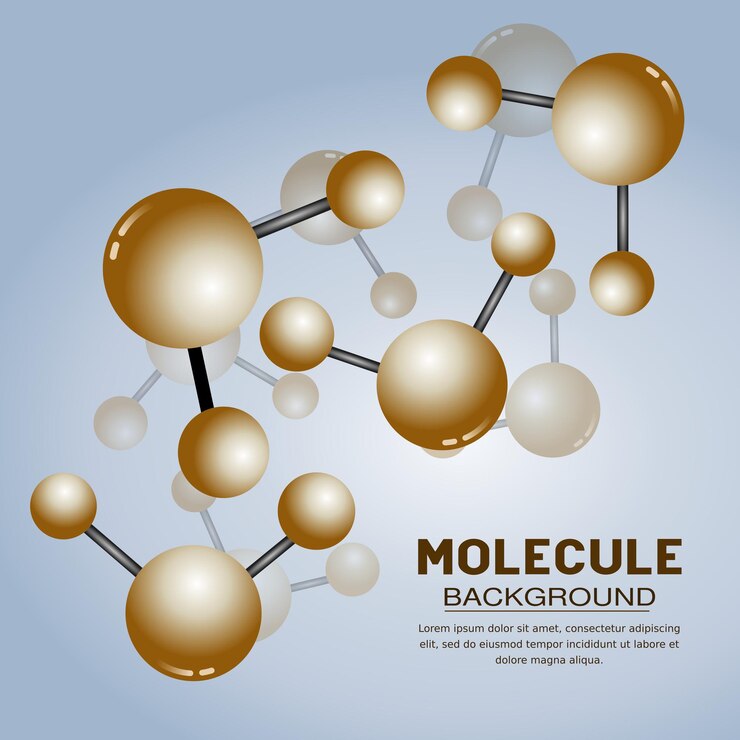 Vector molecular and medical background dna technology chemistry