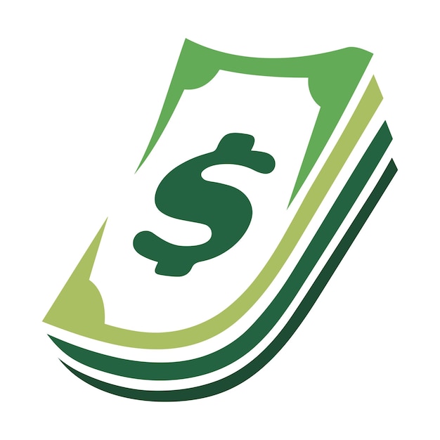 Money icon simple flat illustration