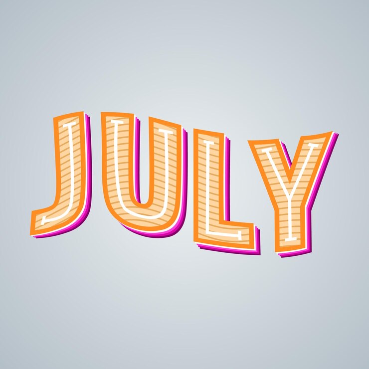 Vector month of year design 3d assets