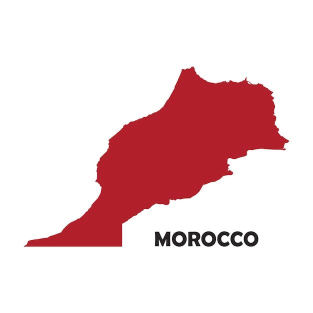 Morocco map icon