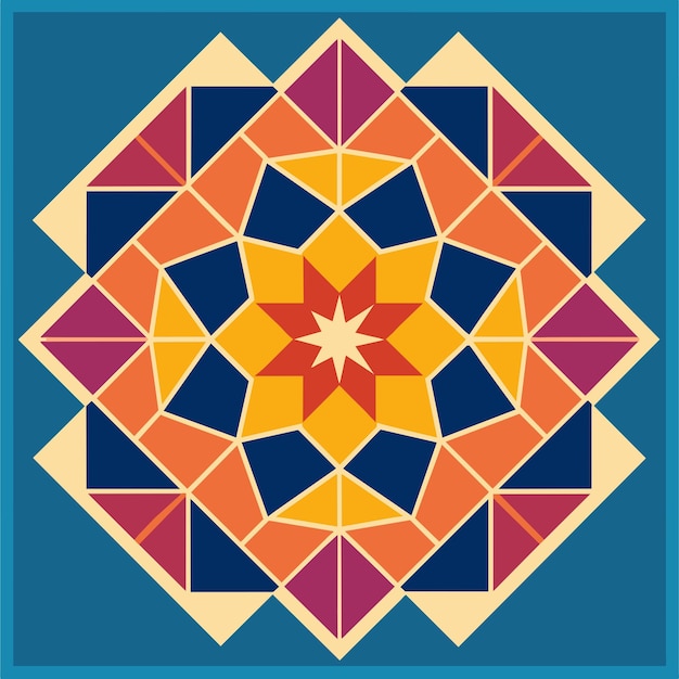 mosaic pattern vector illustration