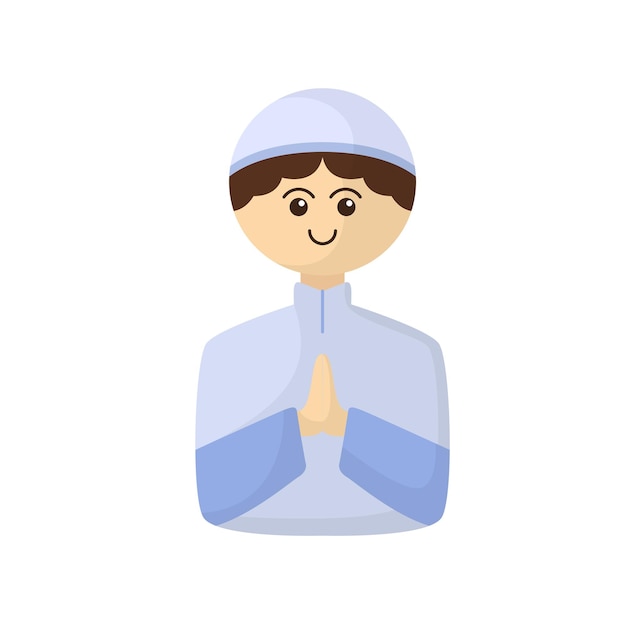 Moslem Islam guy happy