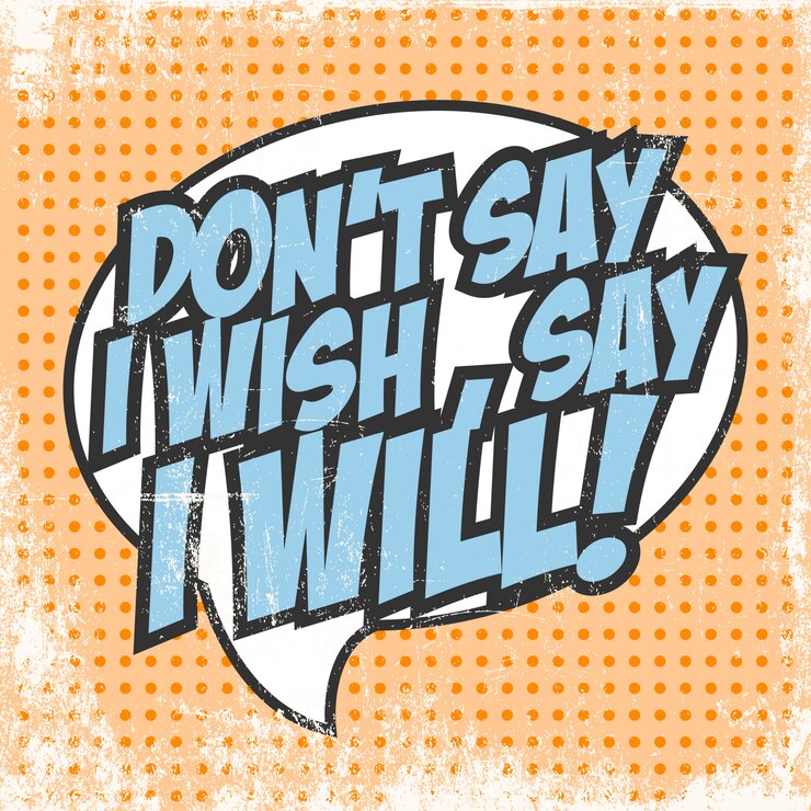 Vector motivational quote
