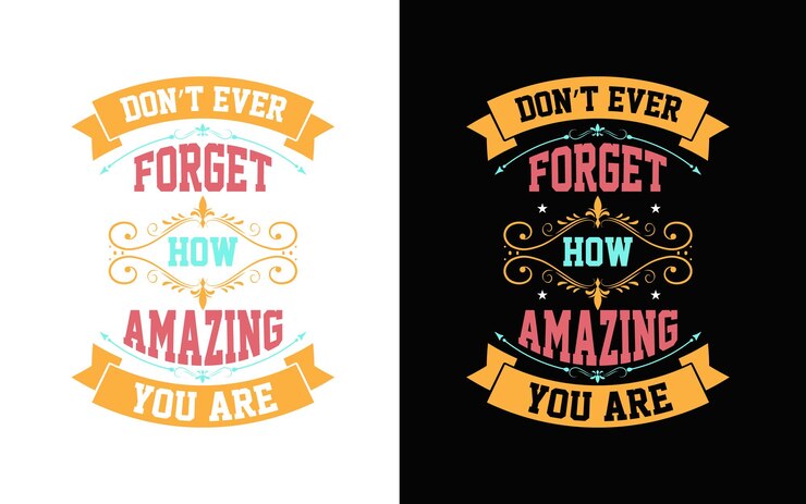 Motivational t shirt design
