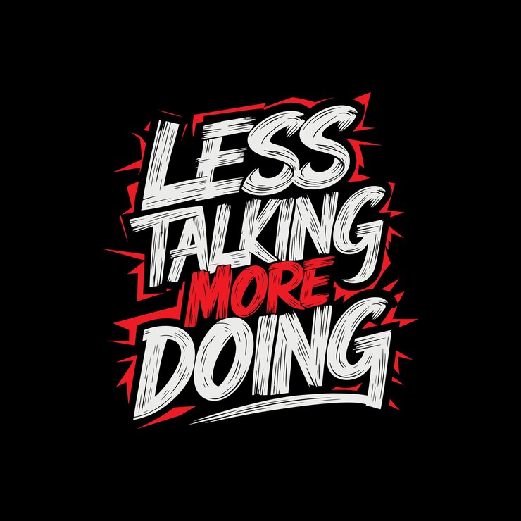 Vector motivational typography tshirt design