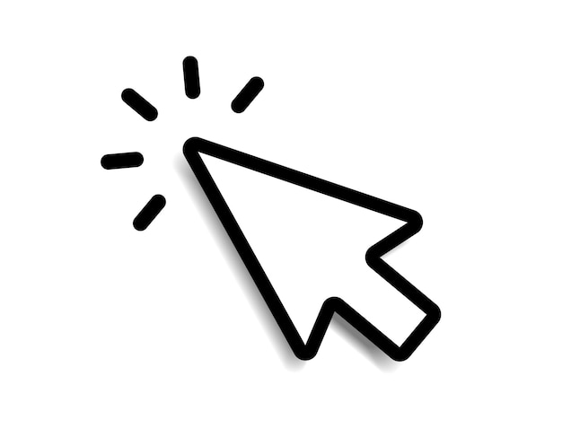 mouse click cursor set hand cursor click icon mouse pointer set arrow cursor pointer click icon