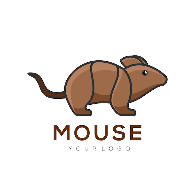 Mouse cute logo
