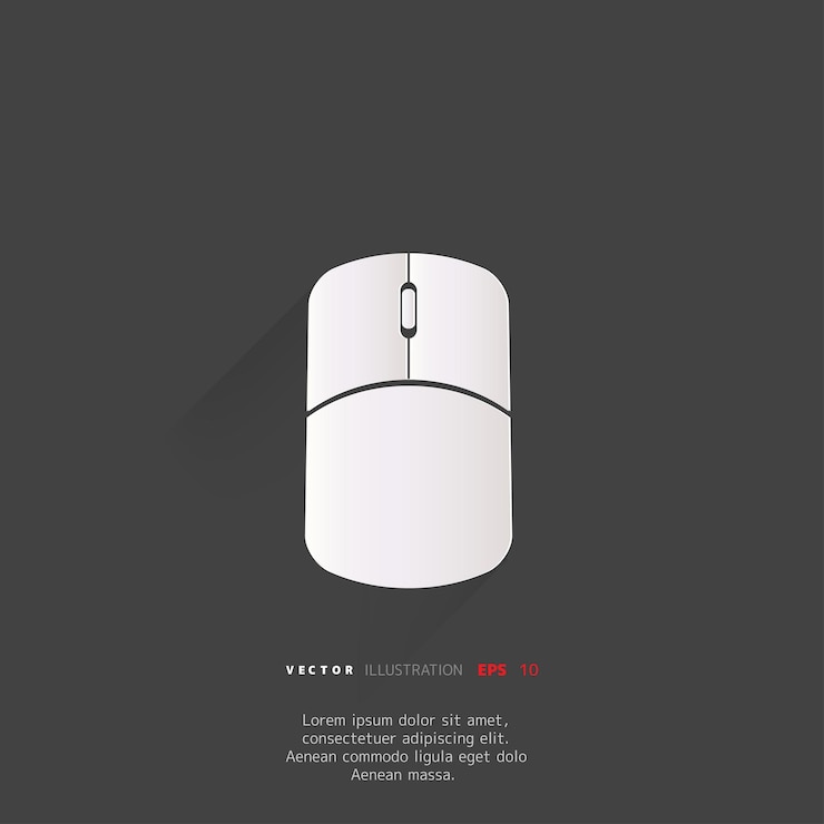 Vector mouse web icon