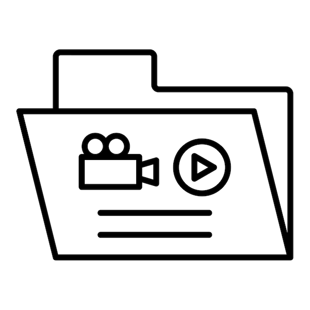 Movie folder Icon
