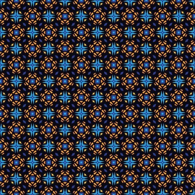 Multi color seamless pattern texture and template Multicolored Colorful ornamental graphic design Colored mosaic ornaments Vector illustration