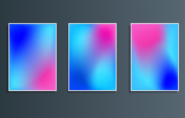 Multicolor gradient blurred abstract background wallpaper vector design