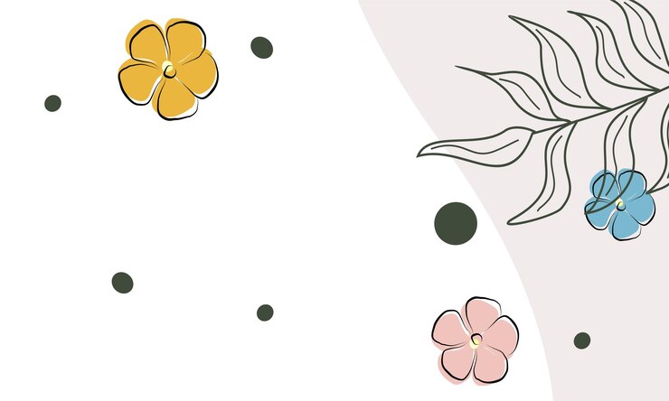 natural beautiful cartoon theme blank banner design. white background illustration