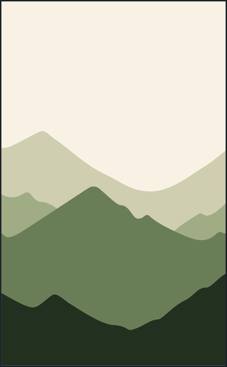 Vector nature and landscape vector illustration of mountains editable work for cover designs