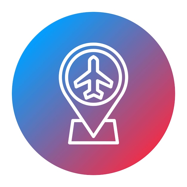 navigation icon vector image can be used for airplane