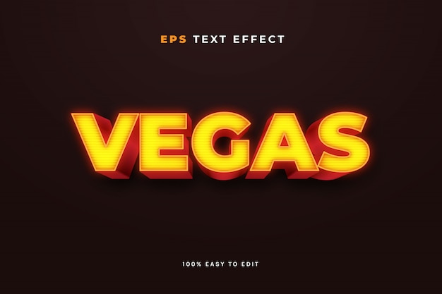 neon vegas text effect