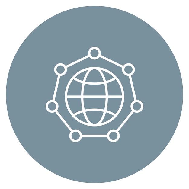 Network icon vector image Can be used for Internet Marketing Service