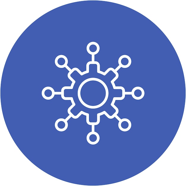 Network Integration Vector Illustration Style