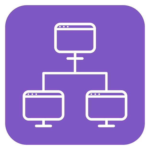 network monitoring vector illustration