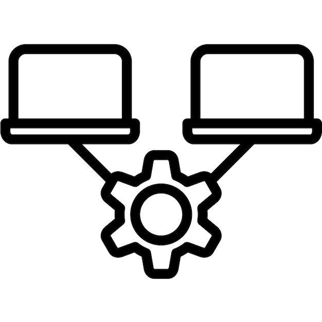 network optimization vector icon illustration of networking iconset
