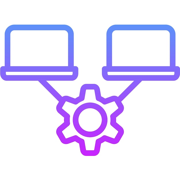 network optimization vector icon illustration of networking iconset