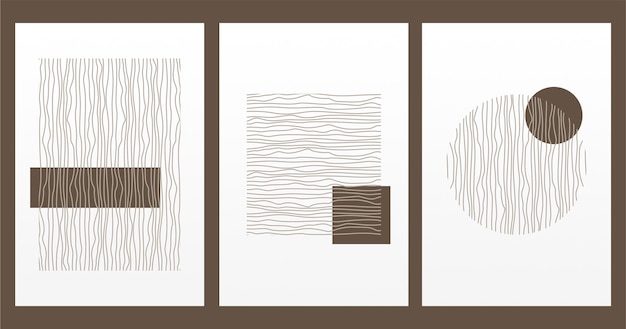 Neutral Abstract Wall Art Minimalist Geometric Printable Abstract Boho Printable Wall Decor
