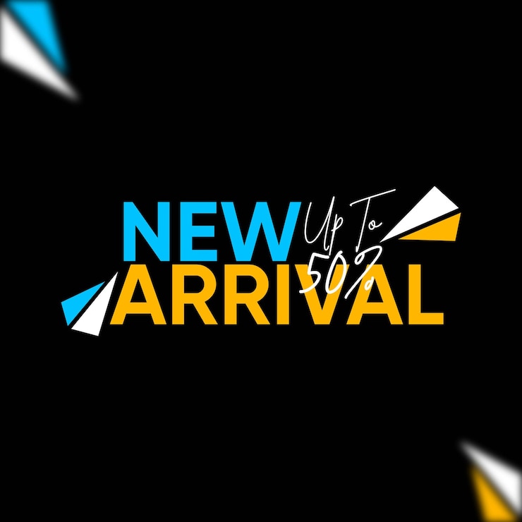 Vector new arrival 50 off sales tag new arrival design full vector hd
