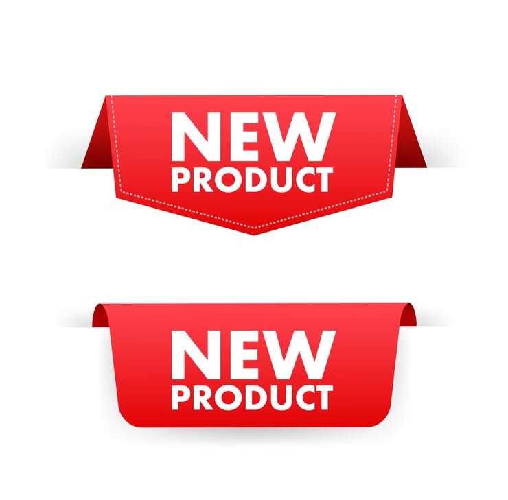 New product Red Label Red Web Ribbon stock illustration