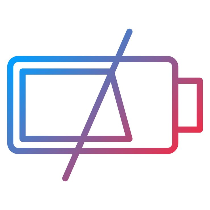 Vector no battery icon vector image can be used for battery and power