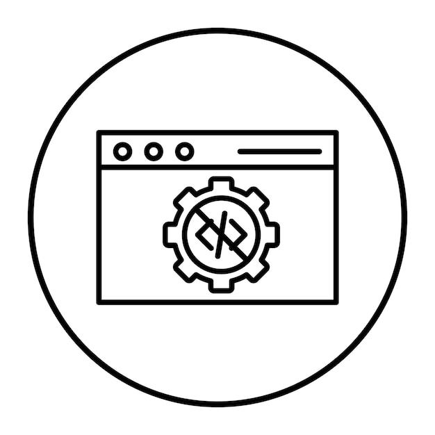 no code vector icon can be used for no code iconset