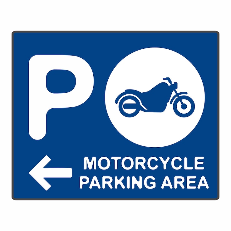 No motorcycles allowed flat logo