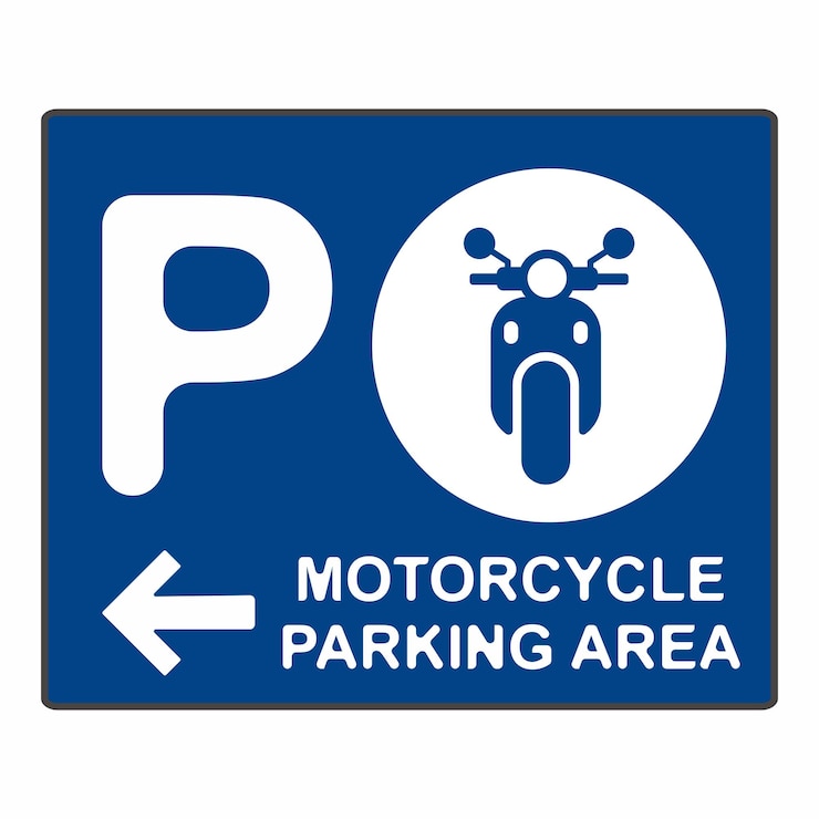 No motorcycles allowed flat logo