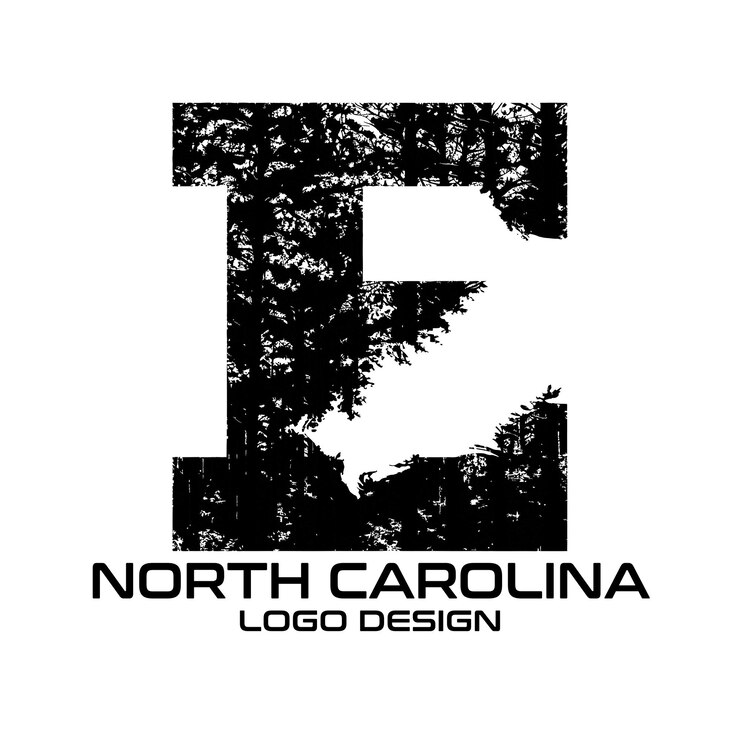 Vector north carolina vector logo design