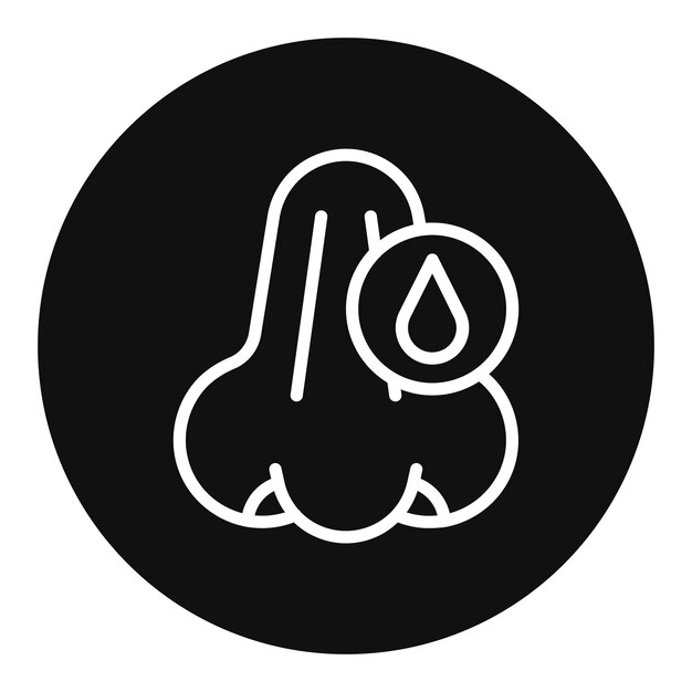 Nosebleeds icon vector image Can be used for Allergy Symptoms