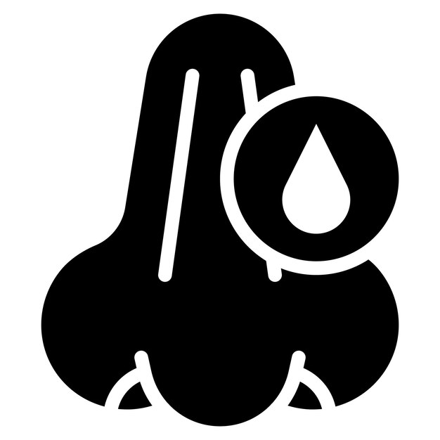Nosebleeds icon vector image Can be used for Allergy Symptoms