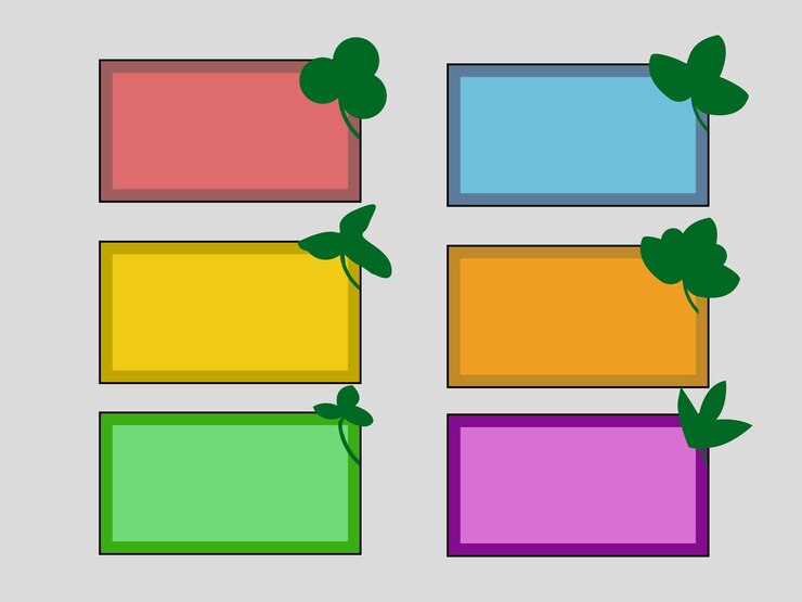 Vector notebook labels colorful school stickers planet shapes